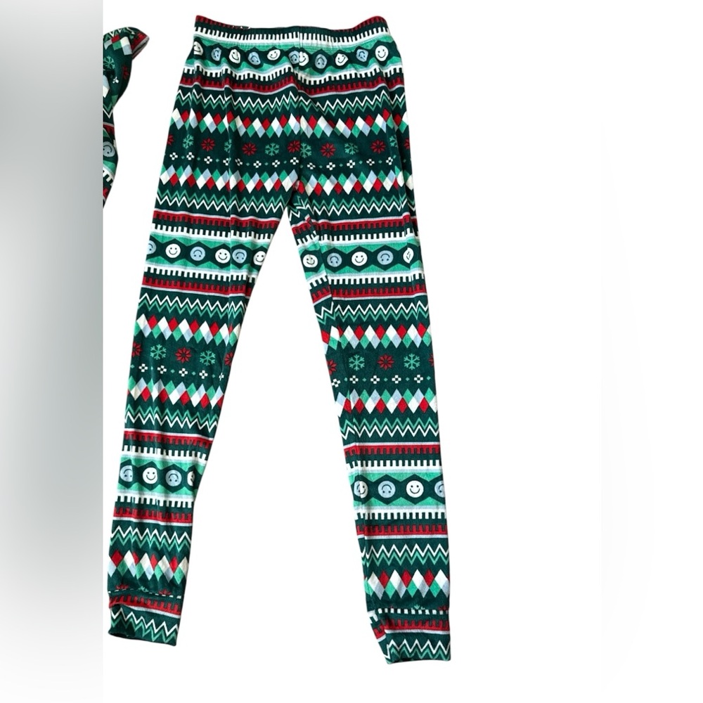 Festive Green Kids Pajamas Set Size 12 NWT - Picture 4 of 4